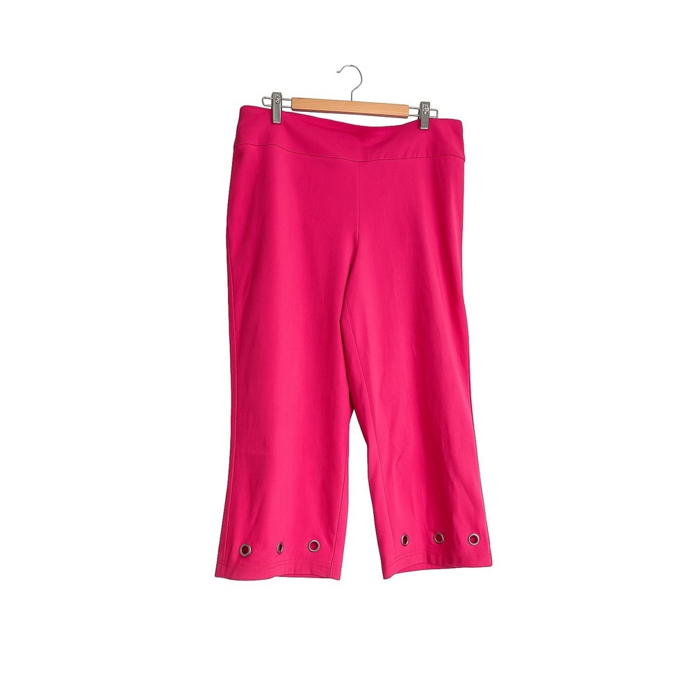 Zac & Rachel Slimming Crop Pants – Size 22W, Tickled Pink – NWT